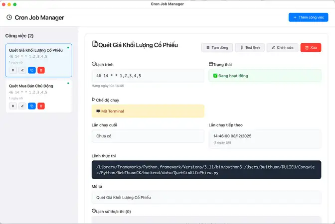 Quản Lý Lịch Hẹn Ứng Dụng Cho MacOS - Hình 1