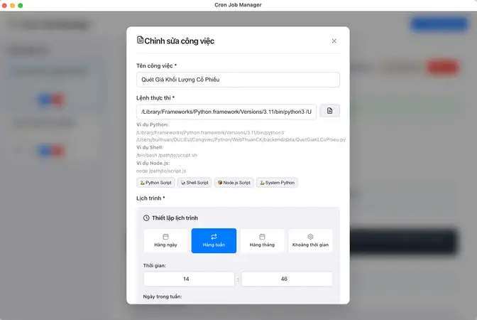 Quản Lý Lịch Hẹn Ứng Dụng Cho MacOS - Hình 2
